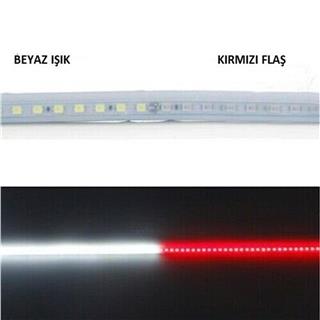 Araç Kapı Ledi İkaz Uyarı Işığı Kırmızı Beyaz Çakarlı