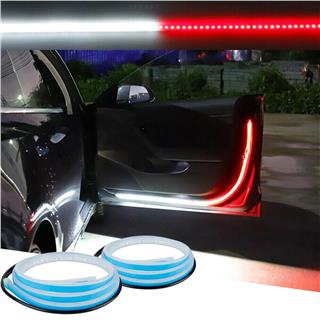 Araç Kapı Ledi İkaz Uyarı Işığı Kırmızı Beyaz Çakarlı