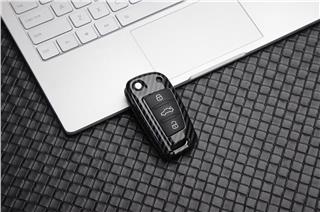 Audi Uyumlu Sustalı Anahtar Karbon Metal Anahtar Kılıfı