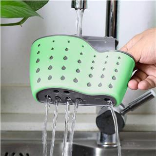 Banyo Ve Mutfak Musluk Askılı Bulaşık Süngeri Ve Sabunluk Süzgeçli Düzenleyici