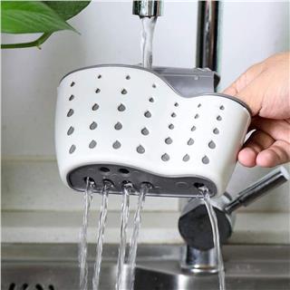 Banyo Ve Mutfak Musluk Askılı Bulaşık Süngeri Ve Sabunluk Süzgeçli Düzenleyici