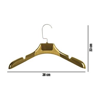 Bayan Ceket Gömlek Askısı GOLD Renk 10 ADET 38 Cm Genişlik