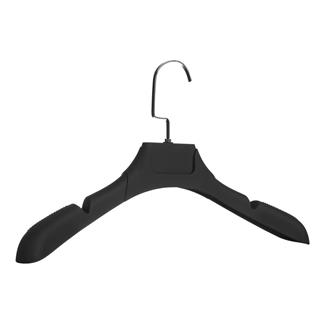 Bayan Ceket Gömlek Askısı SİYAH SOFT Renk 100 ADET 38 Cm Genişlik