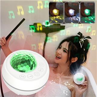 Bluetooth Hoparlör Banyo Duşakabin Havuz Su Geçirmez Islak Ortam Ses Bombası ve Ambiyans Led Işık
