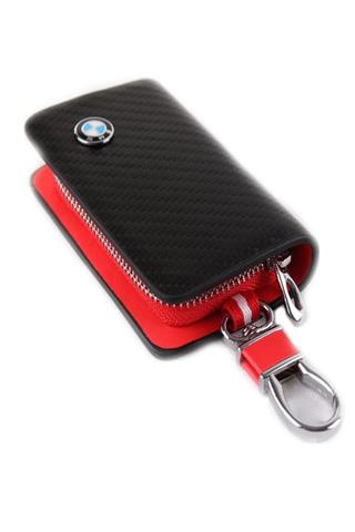Bmw Uyumlu Karbon Desen Deri Cüzdan Anahtarlık