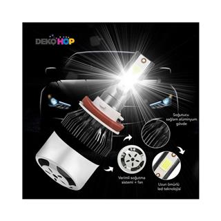 C9 Led Xenon BEYAZ Zenon Far Ampulü H7