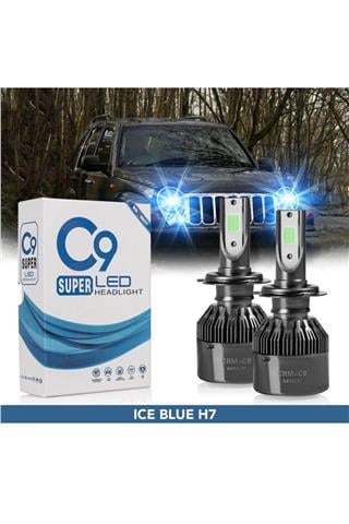 C9 Led Xenon BUZ MAVİ Zenon Far Ampulü H7