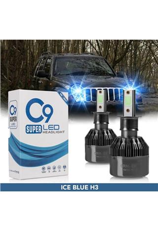 C9 Led Xenon BUZ MAVİ Zenon Far Ampulü H3