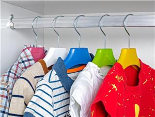 Çocuk Elbise Mont Askısı 10 ADET Karışık Renkli