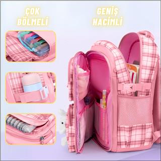 Çocuk Okul Sırt Çantası Ergonomik Özel Tasarım Çok Bölmeli Yeni Nesil Okul Çantası