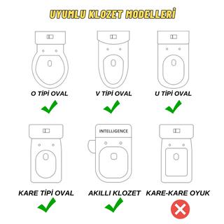 Çocuk Tuvalet Eğitimi Katlanır Klozet Adaptörü Ve Lazımlık Merdivenli Tuvalet Eğitici GRİ