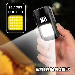 Çok Amaçlı Şarjlı Kamp Piknik LED El Feneri & Elektrikli Rüzgar Çakmak Usb Şarjlı