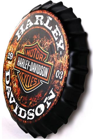 Dekorasyon Duvar Süsü Retro Metal Tabela Harley Davidson