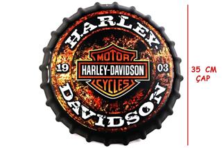 Dekorasyon Duvar Süsü Retro Metal Tabela Harley Davidson