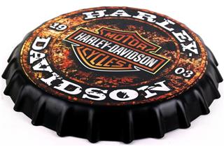 Dekorasyon Duvar Süsü Retro Metal Tabela Harley Davidson
