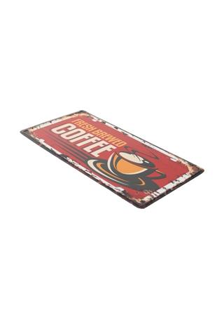 Dekorasyon Metal Tabela Kahve Dizayn Dekor Duvar Süsü 15X30 Cm