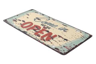 Dekorasyon Metal Tabela Retro Tasarım Dekor Duvar Süsü 15X30 Cm
