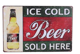 Dekoratif Duvar Süsü Retro Dekor Sosyal Metal Tabela 30X20 Cm