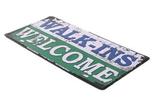 Dekoratif Metal Tabela Retro Dekor Duvar Süsü 30X15 Cm