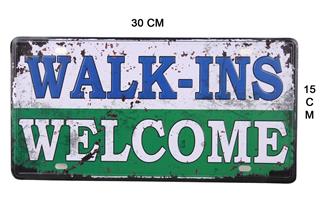 Dekoratif Metal Tabela Retro Dekor Duvar Süsü 30X15 Cm