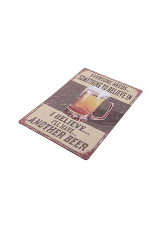 Dekoratif Retro Dekor Duvar Süsü Sosyal Metal Tabela 30X20 Cm