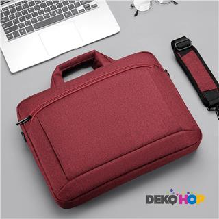 Dizüstü Bilgisayar Laptop Notebook Ve Evrak Taşıma Çantası 15-15,6 inç Uyumlu KIRMIZI