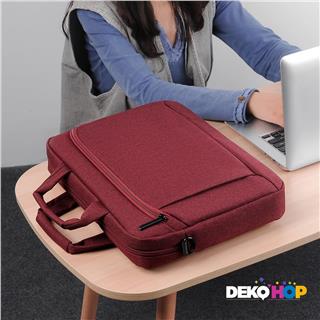 Dizüstü Bilgisayar Laptop Notebook Ve Evrak Taşıma Çantası 15-15,6 inç Uyumlu KIRMIZI
