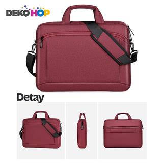 Dizüstü Bilgisayar Laptop Notebook Ve Evrak Taşıma Çantası 15-15,6 inç Uyumlu KIRMIZI