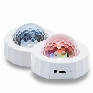 Dj Lambası Magnet Yapışkanlı Led Küre Disko Topu Parti Gece Lambası Usb Şarjlı