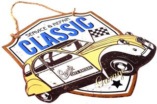 Duvar Dekorasyon Metal TabelaService & Repair Retro Vintage