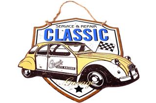 Duvar Dekorasyon Metal TabelaService & Repair Retro Vintage