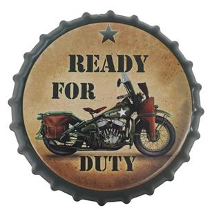 Duvar Dekorasyon Retro Metal Tabela Get For Duty