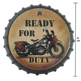 Duvar Dekorasyon Retro Metal Tabela Get For Duty