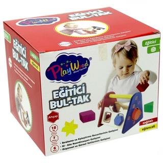 Eğitici Bloklu Ahşap Bultak Oyuncak