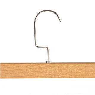 Elbise Pantolon Etek Askısı Ahşap Mandallı Askılık 1. Sınıf Kalite Ahşap Askı VERNİK NATUREL 10 ADET