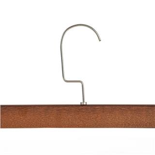 Elbise Pantolon Etek Askısı Ahşap Mandallı Askılık 1. Sınıf Kalite Ahşap Askı AHŞAP CEVİZ RENK 50 AD