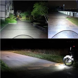 Enduro ve GS Serileri Uyumlu Motosiklet LED Sis Farı Yüksek Performans Metal Gövde 12V-24V 40W 2 Adet