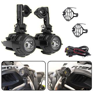 Enduro ve GS Serileri Uyumlu Motosiklet LED Sis Farı Yüksek Performans Metal Gövde 12V-24V 40W 2 Adet