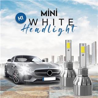 F1 Mini Led Zenon Slim Model Beyaz Renk Led Xenon 6400 Lümen