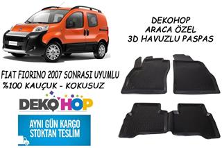 FIAT FIORINO 2007 Oto Paspas Araca Özel 3D Havuzlu Kauçuk