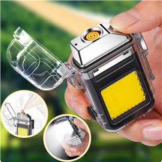 Fonksiyonlu Outdoor Kamp El Feneri Ve Elektrikli Çakmak Usb Sarjlı Kolay Kullanım