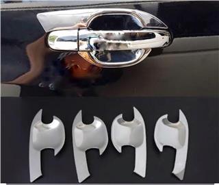 Ford Ranger Kapı Kolu Krom İç Kaplama (T7) 2015 Sonrası Uyumlu