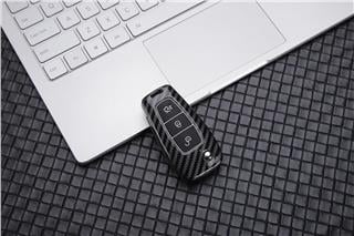 Ford Uyumlu Sustalı Anahtar Karbon Metal Anahtar Kılıfı