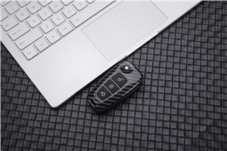 Ford Uyumlu Sustalı Anahtar Karbon Metal Anahtar Kılıfı