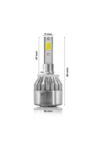 H27 Led Xenon Far Ampulü Beyaz Renk Zenon Led Far