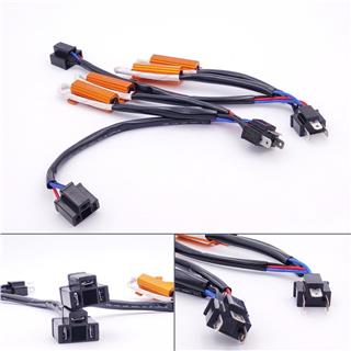 H4 Led Xenon Ampul Oto Far Arıza Işığı Kesici Modül 2li Set