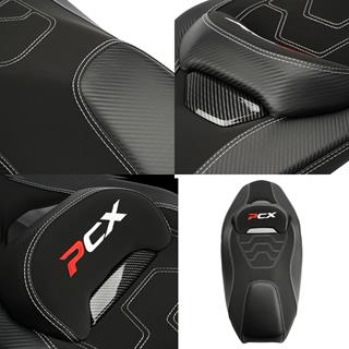 Honda Pcx 2021-25 Sele Koltuk Karbon Spor Tasarım Yolcu Sürücü Ayrı Bölmeli Suya Güneşe Dayanıklı 