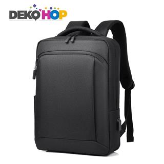 İş Seyahat Okul Laptop Notebook Ipad Sırt Çantası Usb Şarj Girişli Yeni Nesil Çanta SİYAH