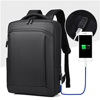 İş Seyahat Okul Laptop Notebook Ipad Sırt Çantası Usb Şarj Girişli Yeni Nesil Çanta SİYAH