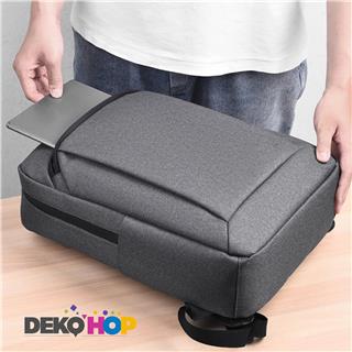 İş Seyahat Okul Laptop Notebook Ipad Sırt Çantası Usb Şarj Girişli Yeni Nesil Çanta GRİ